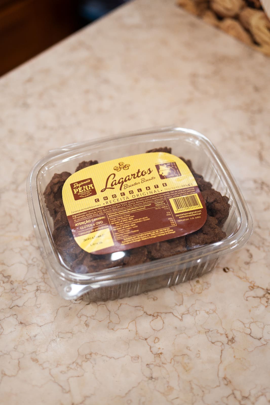 Lagartos Chocolate Pena 600g